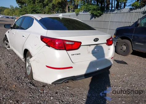 2015 Kia Optima Lx из США, поврежденный, VIN 5XXGM4A77FG437667